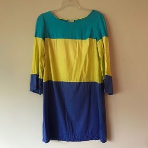 Anthropologie Meave Colorblock Dress